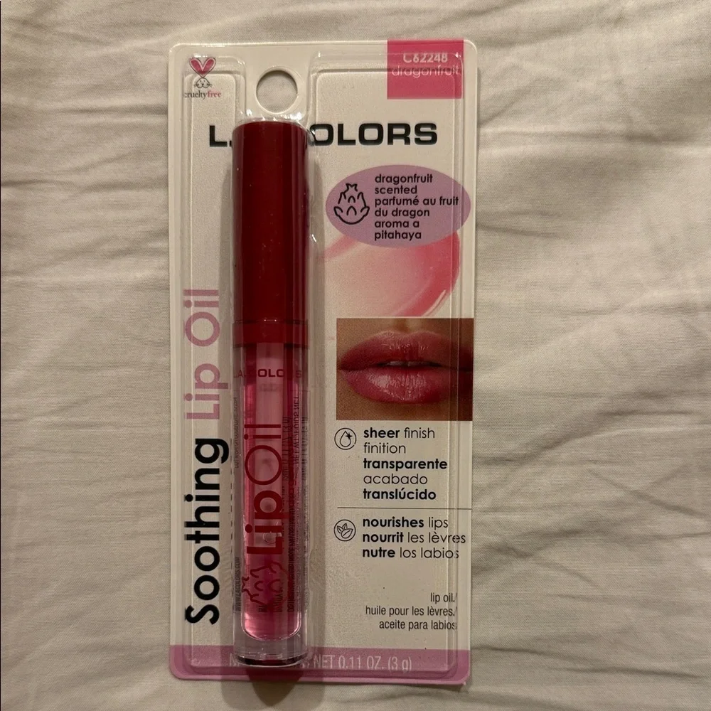 L.A. Colors Soothing Lip Oil Collection - Red, Orange, Pink, Purple